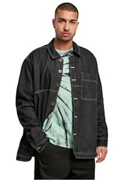 Urban Classics Herren Oversized Trucker Jacket Jacke, Black raw, L von Urban Classics