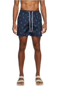 Urban Classics Herren Pattern Swim Shorts Badehose, Island AOP, 3XL von Urban Classics