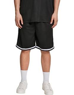 Urban Classics Herren TB2891-Premium Stripes Mesh Shorts, Schwarz (Black 00007), M von Urban Classics