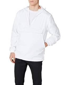 Urban Classics Herren Pullover Basic TB2100, Einfarbig, Gr. XX-Large (Herstellergröße: XXL), Weiß (White 00220) von Urban Classics