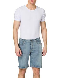 Urban Classics Herren TB4156-Relaxed Fit Jeans-Shorts, Light Destroyed Washed, 28 von Urban Classics