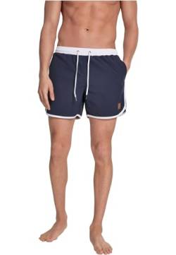 Urban Classics Herren Retro Swimshorts Shorts, Blau, M EU von Urban Classics