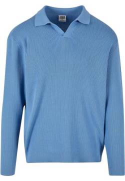 Urban Classics Herren Ribbed Oversized Longsleeve T-Shirt, Horizonblue, Medium von Urban Classics