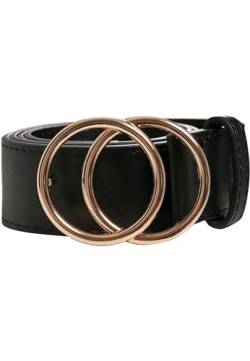 Urban Classics Herren Ring Buckle Belt Gürtel, Schwarz (Black 00007), 110|#678 (Herstellergröße: M) von Urban Classics