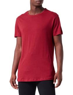 Urban Classics Herren Shaped Long Tee T Shirt, Burgundy, XL EU von Urban Classics