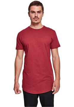 Urban Classics Herren Shaped Long Tee T Shirt, Burgundy, XXL EU von Urban Classics