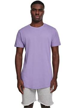 Urban Classics Herren Shaped Long Tee T-Shirt, Mehrfarbig (Lavender 00928), L von Urban Classics