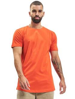 Urban Classics Herren Shaped Long Tee T-Shirt, Orange (Bloorange 01685), XL von Urban Classics