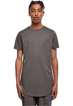 Urban Classics Herren Shaped Long Tee T-Shirt, darkshadow, XXL von Urban Classics