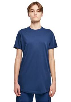 Urban Classics Herren Shaped Long Tee T-Shirt, spaceblue, 4XL von Urban Classics