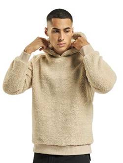 Urban Classics Herren Sherpa Hoodie Kapuzenpullover, Beige (Darksand 00806), L von Urban Classics