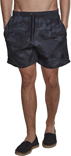 Urban Classics Herren Shorts Camo Swimshorts, Mehrfarbig (Dark Camo 00707), XXXX-Large (Herstellergröße: 4XL) von Urban Classics