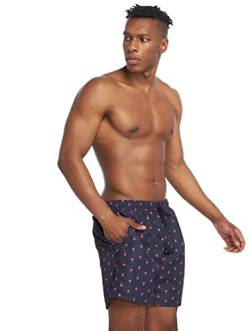 Urban Classics Herren Shorts Pattern Swim, Mehrfarbig (Flamingo 01696), (Herstellergröße: XX-Large) von Urban Classics