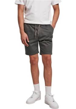 Urban Classics Herren Stretch Twill Joggshorts Klassische Shorts, darkshadow, 3XL von Urban Classics