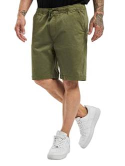 Urban Classics Herren Stretch Twill Joggshorts Shorts, olive, L von Urban Classics