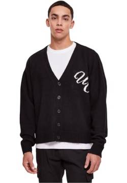 Urban Classics Herren TB6341-Initials Cardigan Sweatshirt, Black, L von Urban Classics