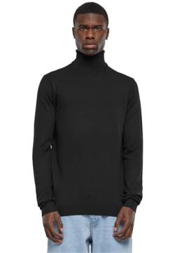 Urban Classics Herren Sweatshirt Knitted Turtleneck Sweater Black 5XL von Urban Classics