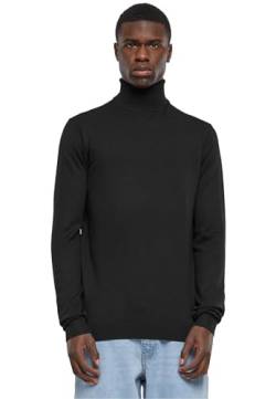 Urban Classics Herren TB6360-Knitted Turtleneck Sweater Sweatshirt, Black, L von Urban Classics