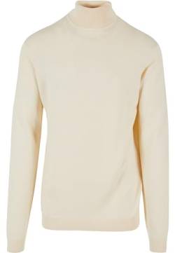 Urban Classics Herren TB6360-Knitted Turtleneck Sweater Sweatshirt, whitesand, L von Urban Classics