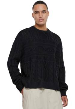 Urban Classics Herren Sweatshirt Set In Boxy Sweater Black L von Urban Classics