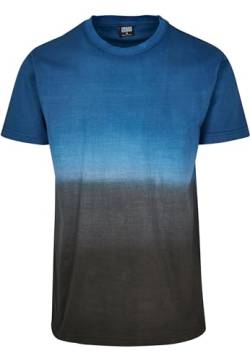 Urban Classics Herren T-Shirt Dip Dyed Tee Mehrfarbig (midnightnavy/Black 02043) Medium (Herstellergröße:M) von Urban Classics