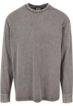 Urban Classics Herren T-Shirt Heavy Boxy Acid Wash Longsleeve Asphalt L von Urban Classics