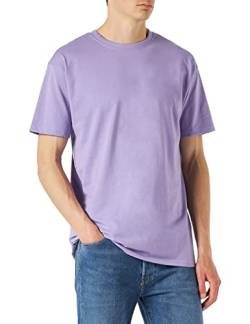 Urban Classics Herren T-Shirt Heavy Oversized Tee, Oversized T-Shirt für Männer, Baumwolle, Rundhals, lavender, 5XL von Urban Classics