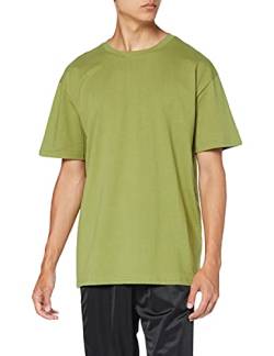 Urban Classics Herren T-Shirt Heavy Oversized Tee, Oversized T-Shirt für Männer, Baumwolle, Rundhals, newolive, L von Urban Classics