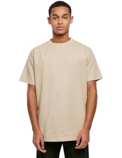 Urban Classics Herren T-Shirt Heavy Oversized Tee, Oversized T-Shirt für Männer, Baumwolle, Rundhals, sand, L von Urban Classics