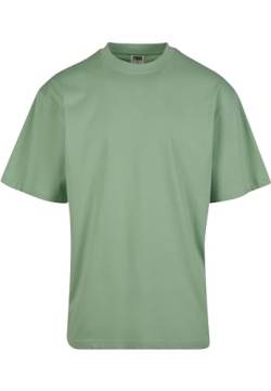 Urban Classics Herren T-Shirt Organic Tall Tee, langes T-Shirt für Männer, Loose Fit, Bio-Baumwolle, vintagegreen, L von Urban Classics