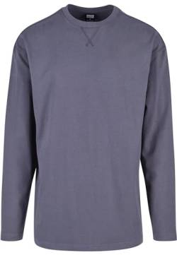 Urban Classics Herren TB6372-Oversized Open Edge Longsleeve T-Shirt, darkshadow, L von Urban Classics