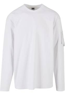 Urban Classics Herren TB6310-Sleeve Pocket Longsleeve T-Shirt, White, M von Urban Classics