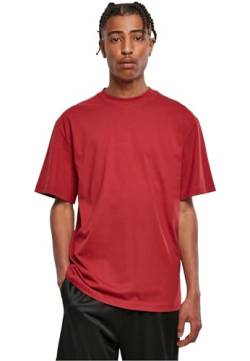 Urban Classics Herren T-Shirt Tall Tee, Oversized T-Shirt für Männer, Baumwolle, gerippter Rundhals, brickred, 3XL von Urban Classics