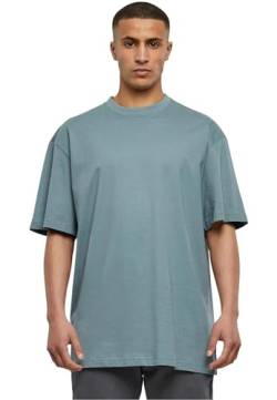 Urban Classics Herren T-Shirt Tall Tee, Oversized T-Shirt für Männer, Baumwolle, gerippter Rundhals, dusty blue, XXL von Urban Classics