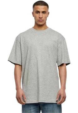 Urban Classics Herren T-Shirt Tall Tee, Oversized T-Shirt für Männer, Baumwolle, gerippter Rundhals, grey, L von Urban Classics