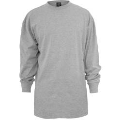 Urban Classics Herren Tall Tee L/S T Shirt, Grau, 4XL Gro e Gr en EU von Urban Classics