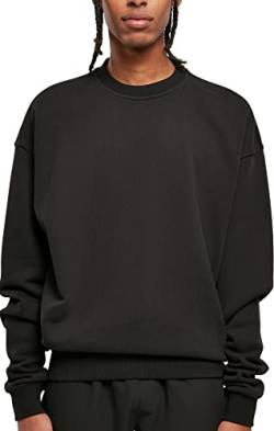 Urban Classics Herren Ultra Heavy Crew Sweatshirt, black, L von Urban Classics