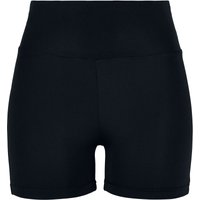 Urban Classics Hotpant - Ladies Recycled High Waist Cycle Hot Pants - XS bis XL - für Damen - Größe M - schwarz von Urban Classics