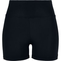 Urban Classics Hotpant - Ladies Recycled High Waist Cycle Hot Pants - XS bis XL - für Damen - Größe S - schwarz von Urban Classics