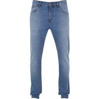 Urban Classics Jeans - Heavy Ounce Slim Fit Jeans - W30L31 bis W34L32 - für Männer - Größe W33L32 - hellblau von Urban Classics