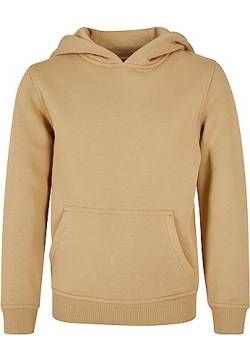 Urban Classics Jungen UCK1592-Boys Basic Sweat Hoody Kapuzenpullover, unionbeige, 122/128 von Urban Classics