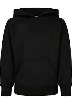 Urban Classics Jungen Boys Blank Hoody Kapuzenpullover, black, 110/116 von Urban Classics