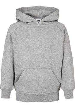 Urban Classics Jungen Boys Blank Hoody Kapuzenpullover, grey, 146/152 von Urban Classics