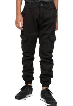 Urban Classics Jungen UCK1268-Boys Cargo Jogging Pants Trainingshose, Black, 122/128 von Urban Classics