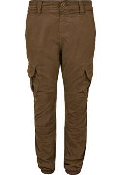 Urban Classics Jungen Boys Cargo Jogging Pants Trainingshose, Olive, 110/116 von Urban Classics