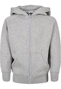 Urban Classics Jungen UCK014C-Boys Zip Hoody Kapuzenpullover, Grey, 134/140 von Urban Classics