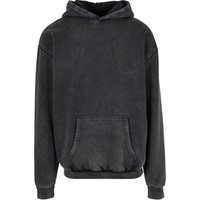 Urban Classics Kapuzenpullover - Acid Washed Hoody - S bis XXL - für Männer - Größe S - schwarz von Urban Classics