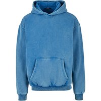 Urban Classics Kapuzenpullover - Heavy Sand Washed Hoody - S bis XL - für Männer - Größe L - royal von Urban Classics