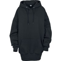 Urban Classics Kapuzenpullover - Ladies Long Oversize Hoody - XS bis 4XL - für Damen - Größe 4XL - schwarz von Urban Classics