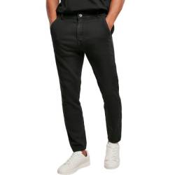 Urban Classics - Knitted Chino Denim Hose schwarz von Urban Classics